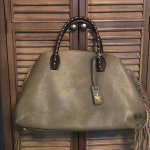 Gorgeous studded leather purse